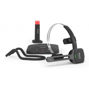 PHILIPS SpeechOne Wireless Dictation Headset with status light