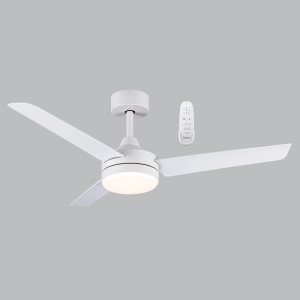Metal Fan with 3 ABS Blades-FCF089 WHITE
