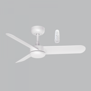 FCF088 White Metal Fan with 3 ABS Blades- 35” (89cm)