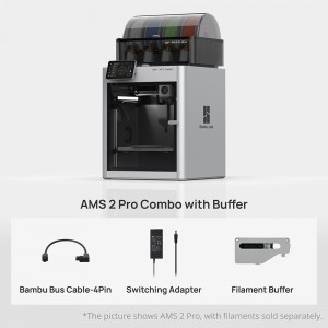 Bambu Lab X1-Carbon 3D Printer with AMS 2 Pro Combo - High-Precision Multi-Material Printing with Upgrade Kit 1