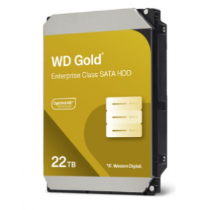 22TB WD Gold- 3.5"- 7200RPM- SATA- 512MB Cache- Enterprise HDD