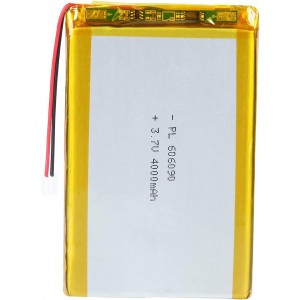 3.7V 4000mAh 606090 Lipo battery Rechargeable Lithium Polymer ion Battery Pack with PH2.0mm JST Connector