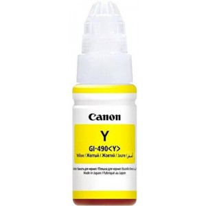 Canon GI-490 Yellow Ink Bottle Compatible with Canon PIXMA G1400/2400/3400