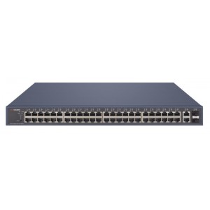 Hikvision L2  Smart Managed  48 Gigabit PoE ports  2 Gigabit RJ45  2 Gigabit SFP uplink ports  802.3af/at  PoE power budget 470W  max.