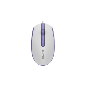 CNE-CMS10WLCanyon Wired Optical Mouse with 3 buttons - White Lavender