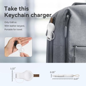 Portable Charger for Apple Watch - USB - White