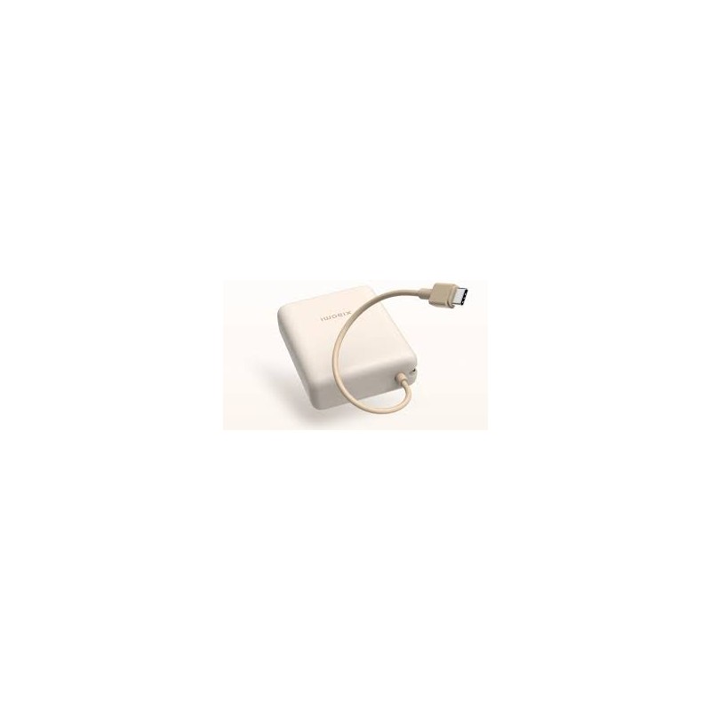 Xiaomi 33W Power Bank 10000 (Integrated Cable) - Tan - GeeWiz