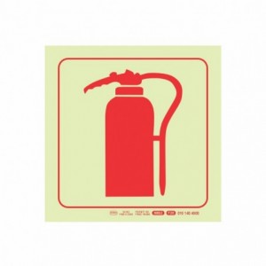 Photoluminescent 190MM Safety Sign - F28-FIRE Extinguisher