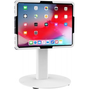 Universal Tablet Stand with Tilt- Anti-Theft Retail iPad POS Kiosk Stand- Fits Tablets from 9.7" to 13" Screen Size- 90° Rotation for Portrait and Horizontal Viewing
