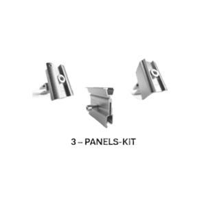 Schletter Pro IBR roof 4 panels rail-less in landscape mounting Kit