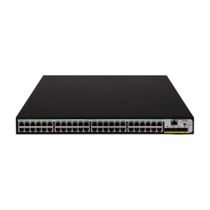 H3C Ethernet Switch with 48x 10/100/1000 BASE-T PoE+ Ports and 4x 1G/10G BASE-X SFP Plus Ports- AC PSU