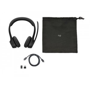 Logitech Zone 305 Bluetooth Headset- incl. BT Dongle- Midnight Black- MS Teams