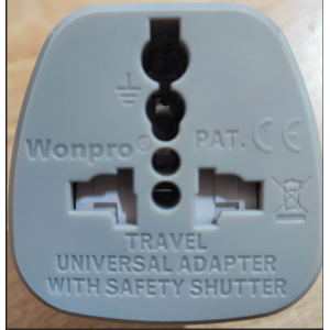 International Adaptor Plug -  Beige -SA WAS-10L