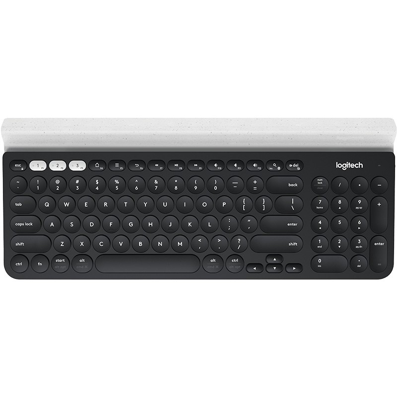 Logitech K780 Bluetooth QWERTY English Black,White Keyboard