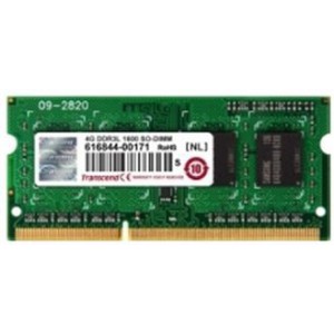 Transcend 4GB DDR3L-1600 Low Voltage 204-Pin Unbuffered SO-DIMM: 1.35V