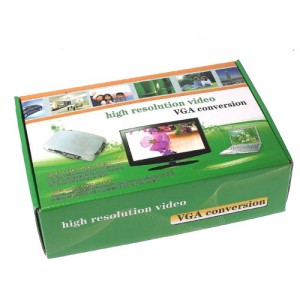 Advanced High Resolution AV/S Video To VGA TV Converter Adapter