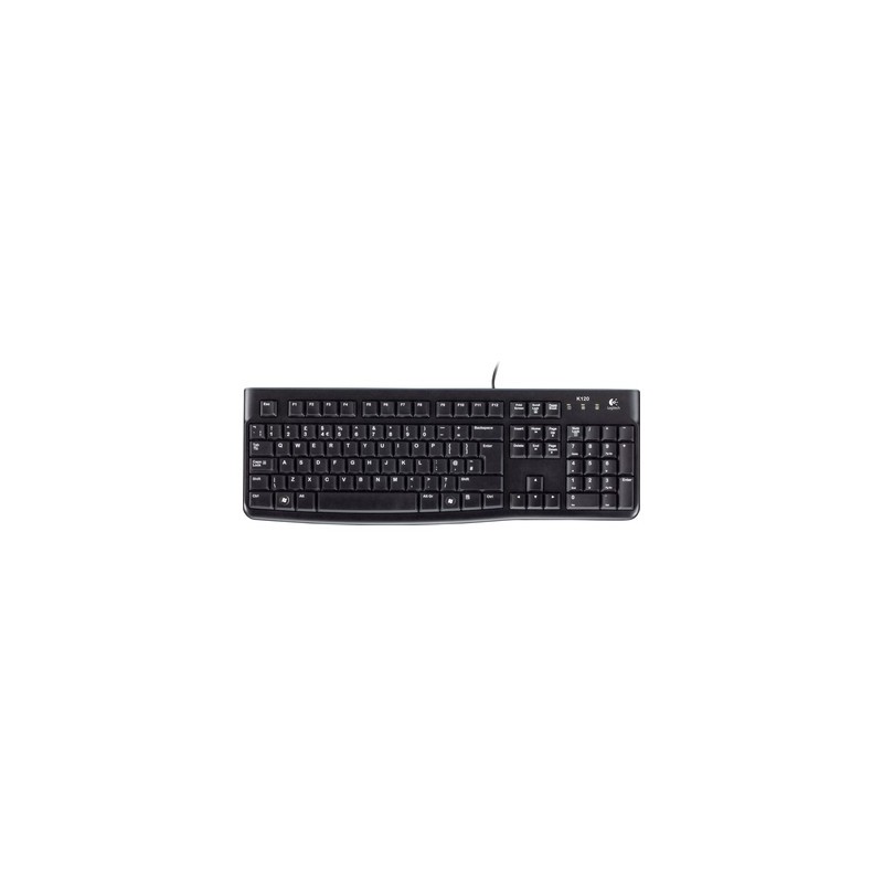 LOGITECH K120 CORDED KEYBOARD - USB - BUSINESS