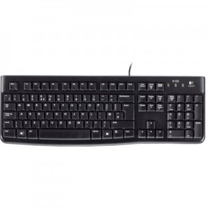 LOGITECH K120 CORDED KEYBOARD - USB - BUSINESS