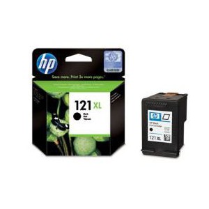 HP 121XL Black Ink Cart' with Vivera Ink, up to 600 pgs @ 5%