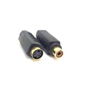 S-Video Male To RCA Female Adaptor