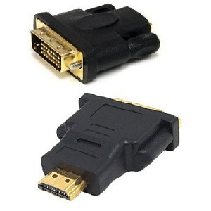 DVI (24+1) Male to HDMI Male Adapter