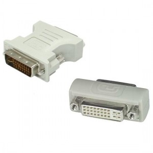 DVI-I Male to DVI-I Female Adaptor