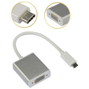 Unbranded USBC201  USB-C 3.1 Male to VGA Female Cable