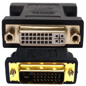 DVI-D (M) to DVI-I (F) Adaptor