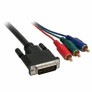 DVI to 3 RCA Cable 1.8m Long