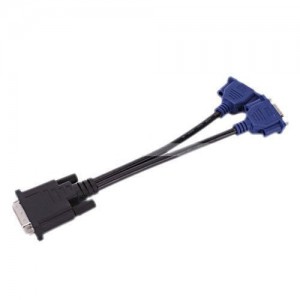 Unbranded CAB047  DVI to VGA Splitter Cable