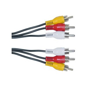 3 RCA to 3 RCA 3m Cable