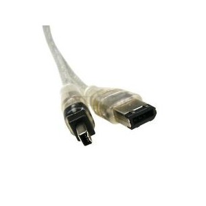 Firewire 6 pin to 4 pin Cable 1m