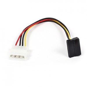 Power Molex to SATA 90 degree L Shape