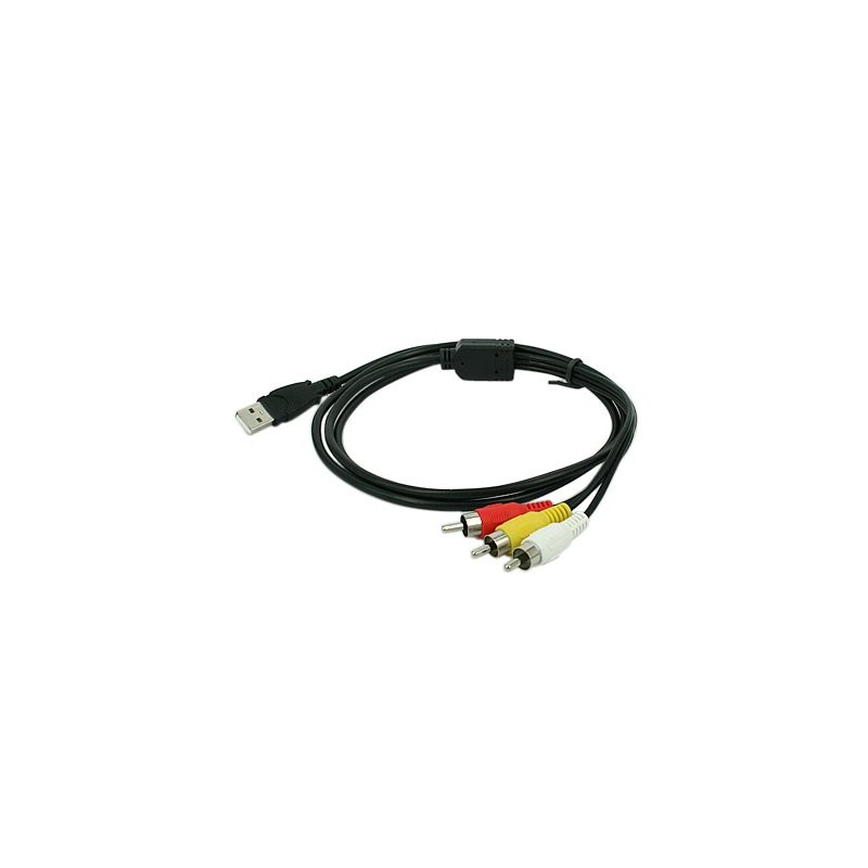 3 RCA To USB Cable 1 5m GeeWiz 3 rca to usb cable 1 5m geewiz