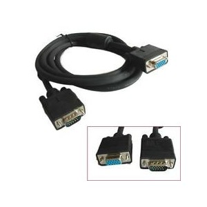  VGAFEMALE5MTR VGA Extension Cable Male to Female 5 m Long