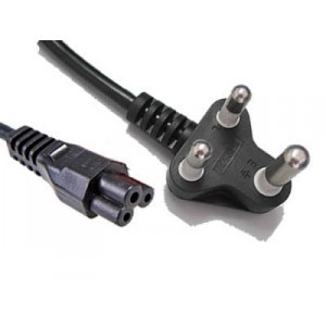 3 pin Standard Power Plug to Clover Connector Cable