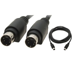 S-Video Male to S-Video Male Cable 1.8m Long