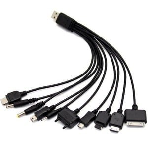 10IN1 Universal USB Mobile Phone Charging Cable