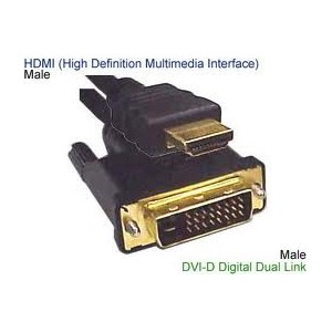 HDMI to DVI-D Cable - 5m