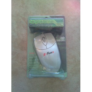 E-force Optical Mouse White - PS2