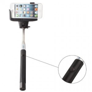 Device Extension Arm With Built In Bluetooth Button