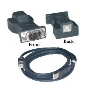 USB B Male to Serial Port Connector