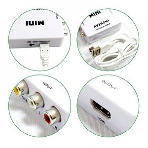 AV (RCA) to HDMI Converter