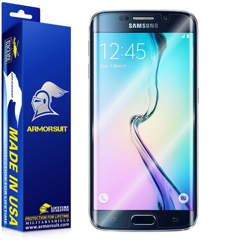 ArmorSuit Military Shield - Samsung Galaxy S6 Edge Screen Protector (Anti-Bubble & Extreme Clarity HD Shield)