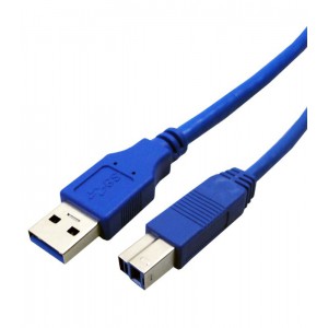 USB3.0 CABLE 1.8M TYPE A-B PRINTER BLACK