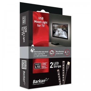 Barkan L10 LED mood lighting kit for back of TV and screens