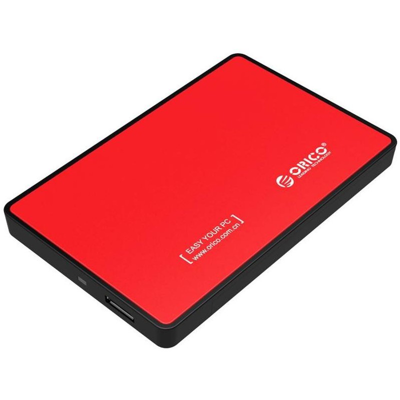 Orico 2.5' USB3.0 External HDD Enclosure Red (2588US3-V1-RD)