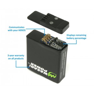 Wasabi Power Battery plus Dual Charger for GoPro HERO 5 - 2 Pack
