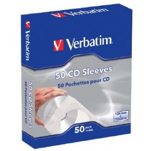 Verbatim - CD SLEEVES (PACK OF 50)