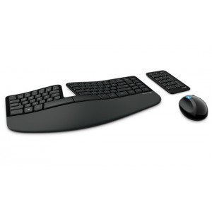 Microsoft Sculpt Ergonomic Wireless Desktop Keyboard and Mouse - 3 Year Warranty